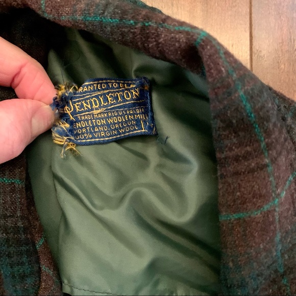 Vintage Pendleton Mens 200% Virgin Wool Jacket SZ- M - Picture 11 of 11